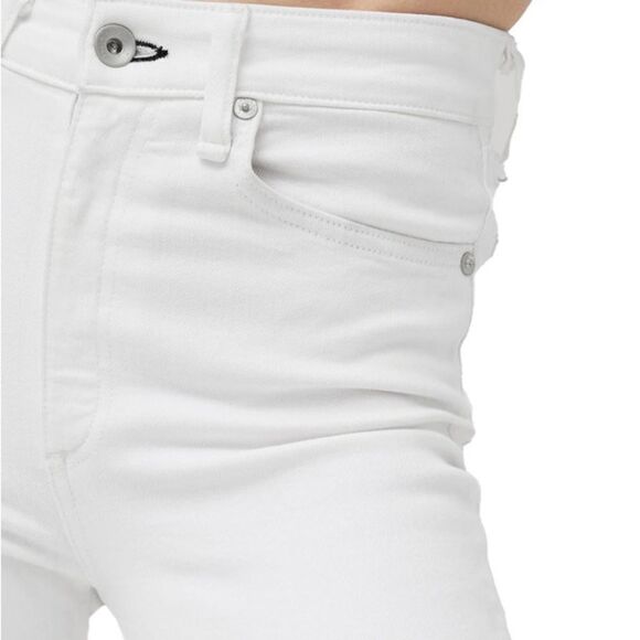 Rag & Bone High Rise Ankle Skinny Jeans NWT off white - Picture 4 of 12